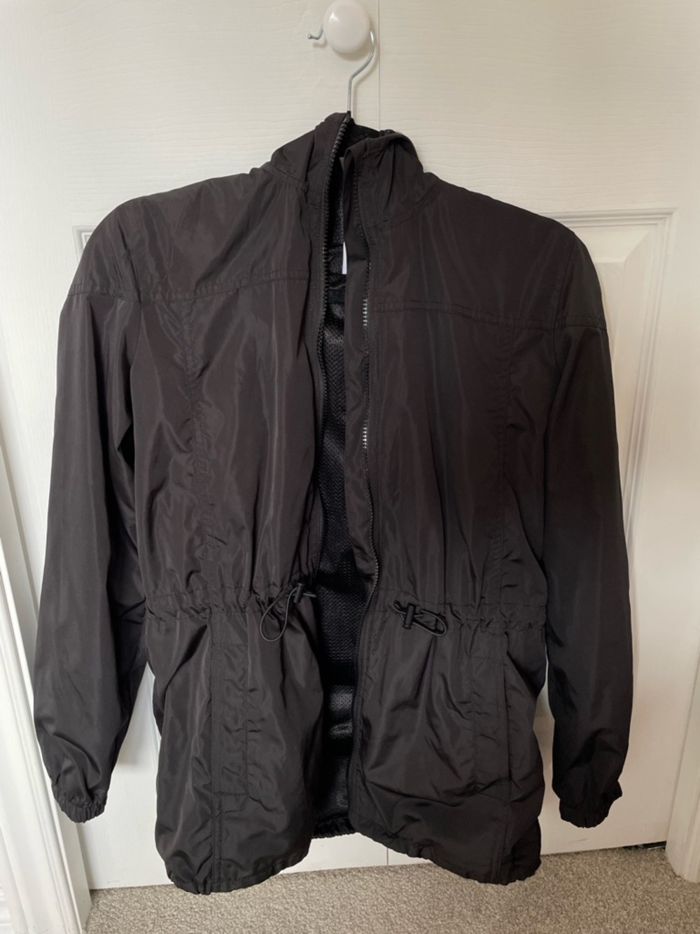 Old Navy Black Active Windbreaker Coat